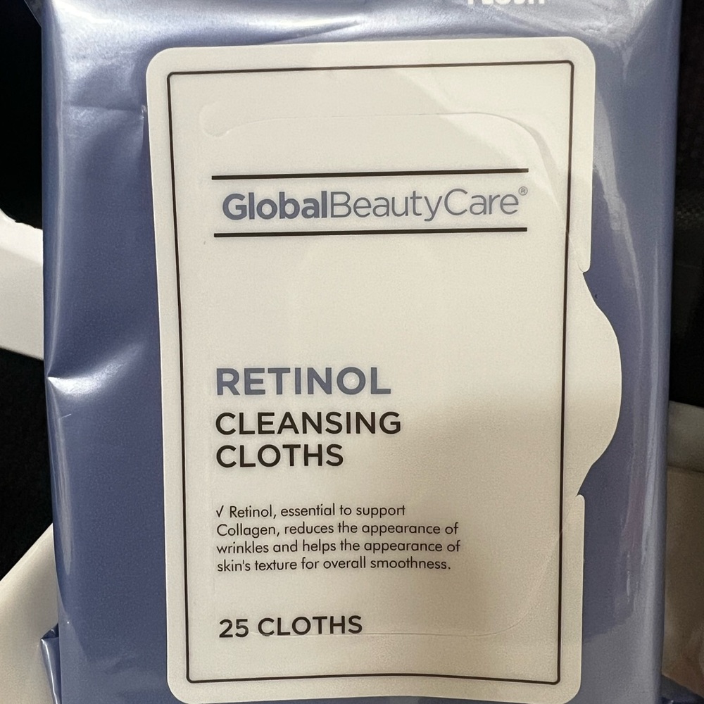 2 pack Retinol Cleansing Cloths